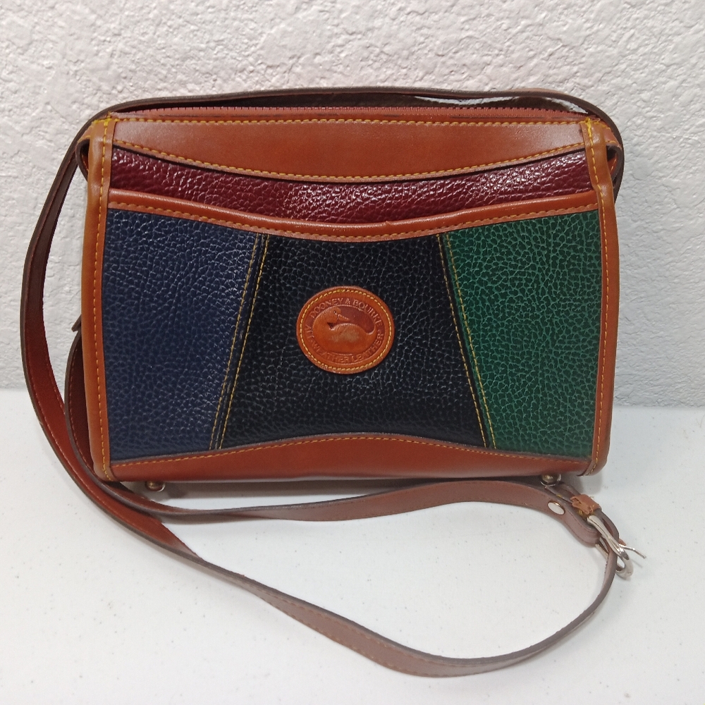 Dooney and Bourke Vintage All Weather Leather Crossbody Bag Made in USA